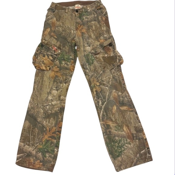 Real tree cargo hunting camp pants 24” - Picture 1 of 7